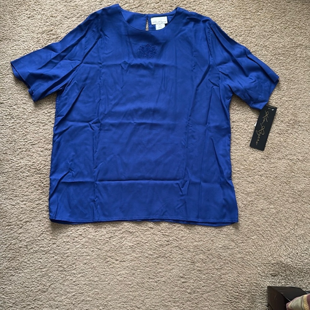 Kim Rogers Blue Women's Top